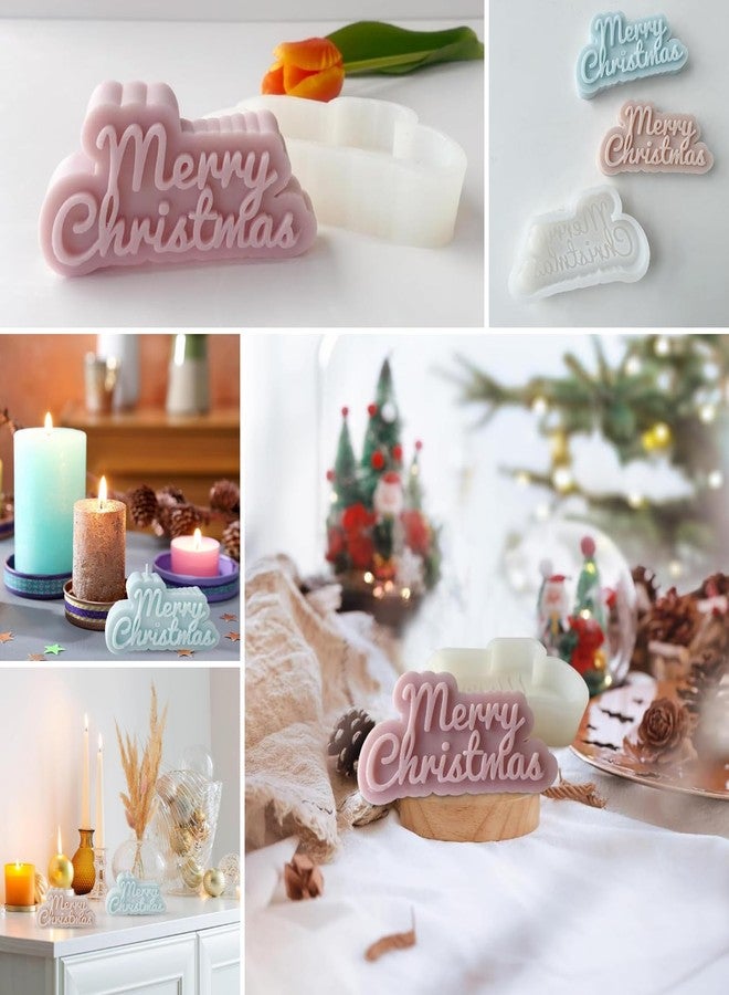 Atarvana Christmas Photo Frame Resin Molds Set, Atarvana 2PCS Christmas Tree Resin Mold & Merry Christmas Molds for Unique Ornament Molds DIY Crafts Gift Table Home Decor - Image 4