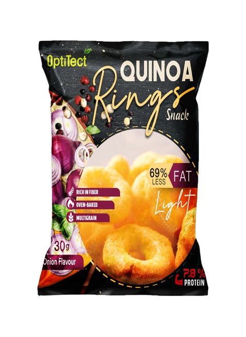 Optitect Quinoa Rings Snack, Onion, 30 Gm