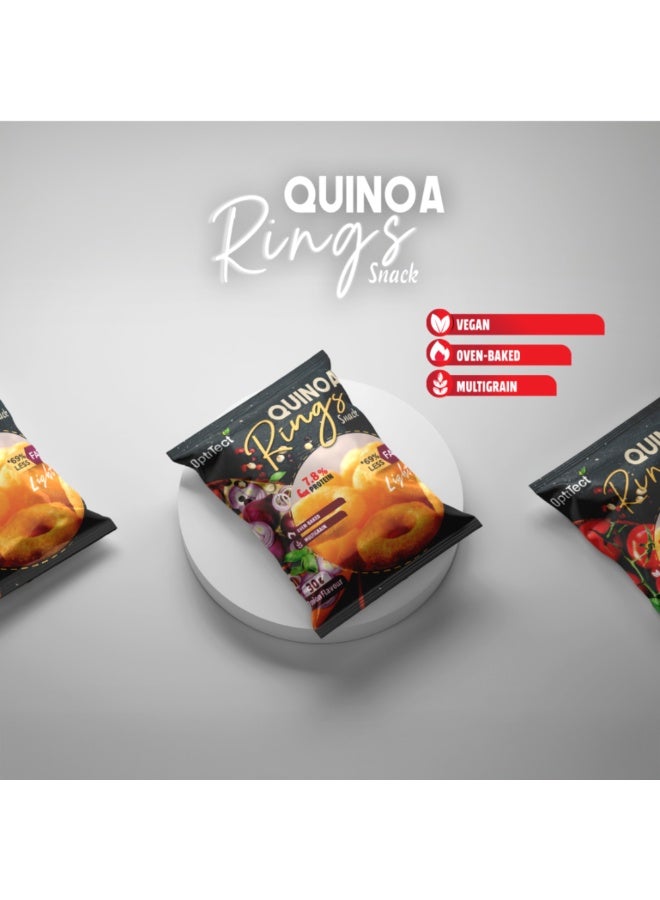 Optitect Quinoa Rings Snack, Onion, 30 Gm