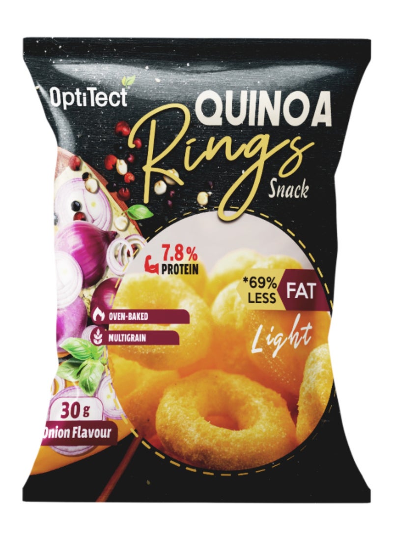 Optitect Quinoa Rings Snack, Onion, 30 Gm - Image 1
