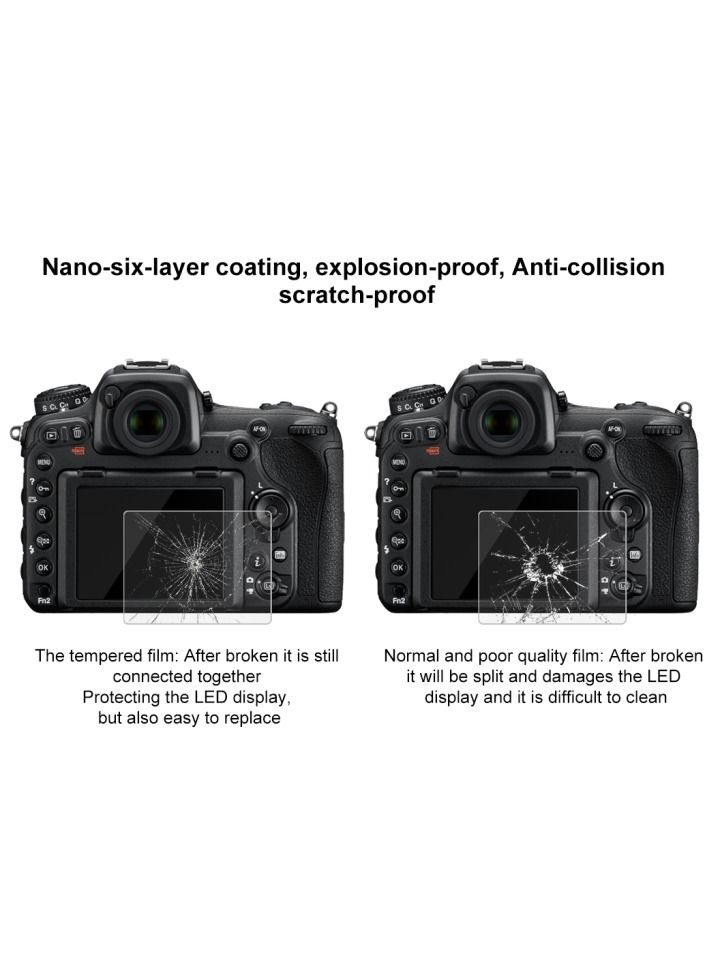 PULUZ Tempered Glass Screen Protector for Nikon D7100 Compatible with Nikon D5/Fujifilm HS33 - Image 4