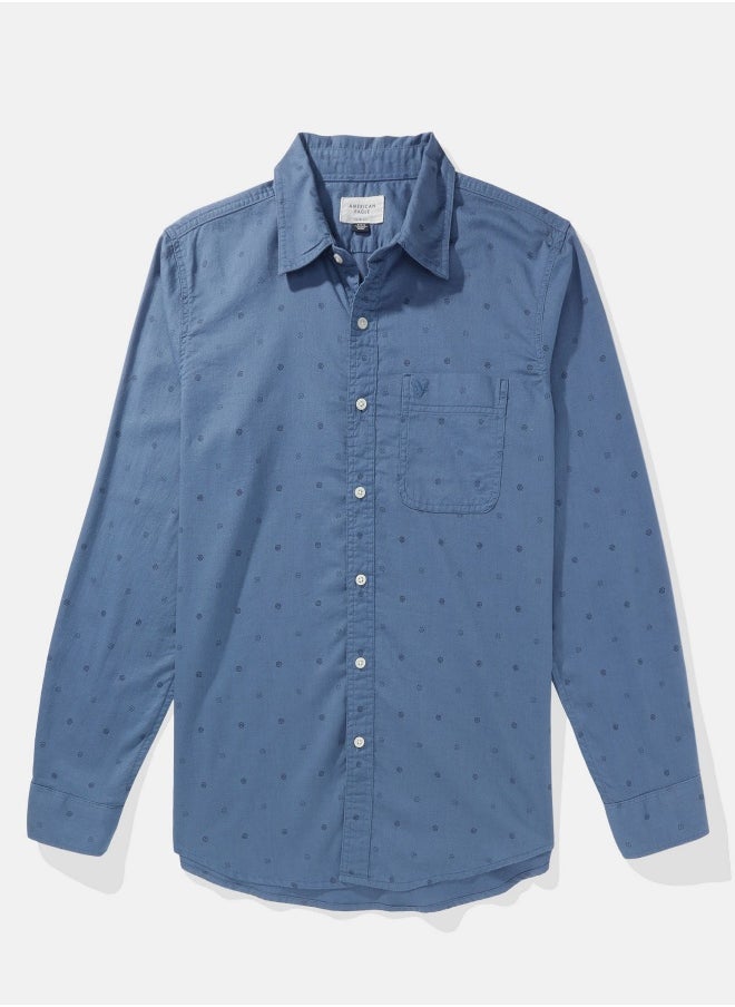 American Eagle - AE Slim Fit Everyday Button-Up Shirt - Image 1