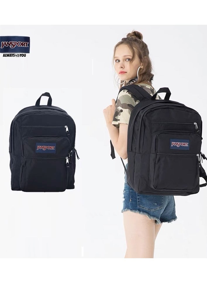 JANSPORT - SuperBreak Large Capacity Solid Color Backpack Computer Bag Black , 45*33*25 - Image 1