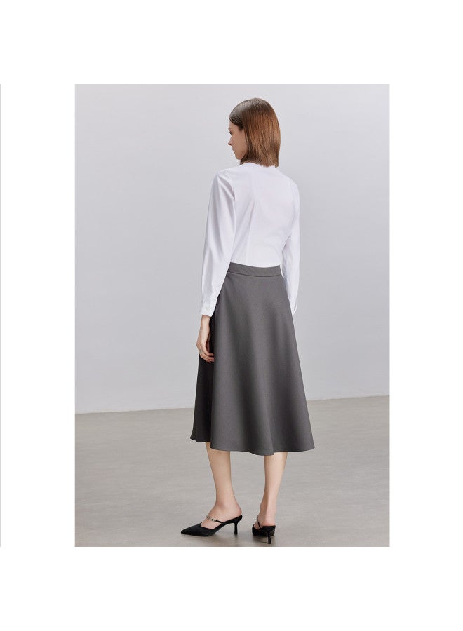 Fapai Women's Half Skirt Professional Commuting Business Versatile Simple Temperament High-end Sense Skirt - Image 4