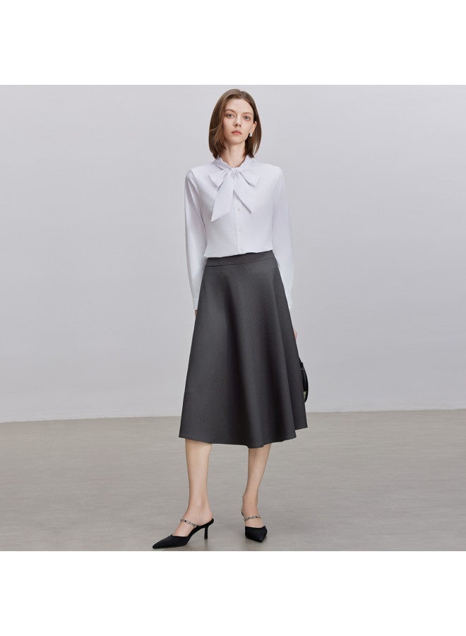 Fapai Women's Half Skirt Professional Commuting Business Versatile Simple Temperament High-end Sense Skirt - Image 3