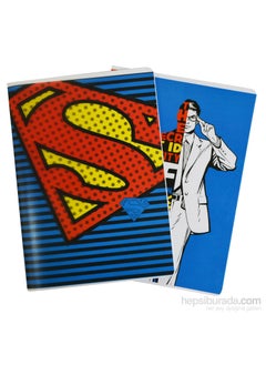 Superman Pp Notebook A4 60 Yp Checkered SM6012-K