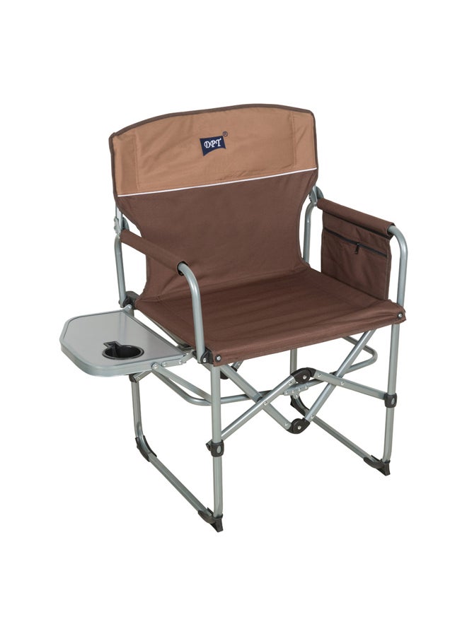 DPT Camping Chairs for Trips, Camping Chair, Brown Dark, Size 83*60*50*44*92 Cm - Image 1