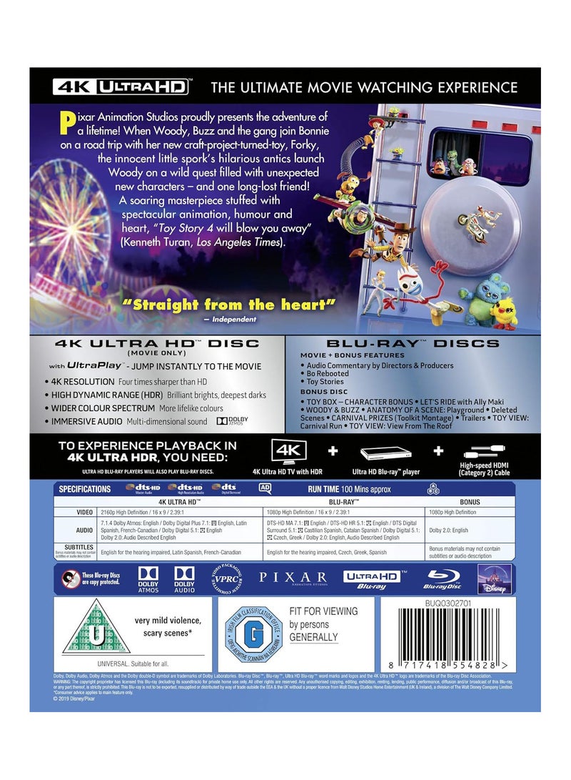 Disney Pixar Toy Story 4 - 4K Ultra HD + Blu-ray - Image 2
