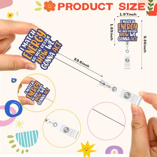 Yinkin 30PCS Funny Badge Reel Nurse Retractable Name ID Clips Badge Holder Bulk for Nurses Doctor Student Medical Assistant Coworker Office Accessories CNA Appreciation Gifts Cute - Image 3