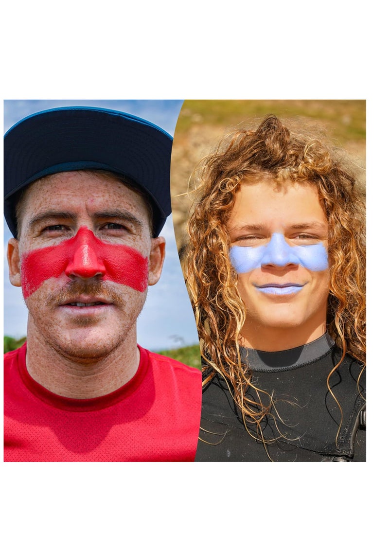 Sun Zapper - Sun Zapper Extreme Sunscreen Zinc Stick - Red, White, Blue 3-Pack SPF50+ Colored Zinc Oxide Sticks for Face - Made in Australia - Image 1