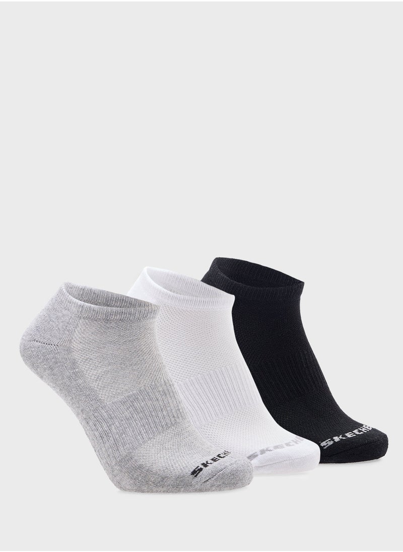 SKECHERS 3 Pack No Show Socks  - Image 1