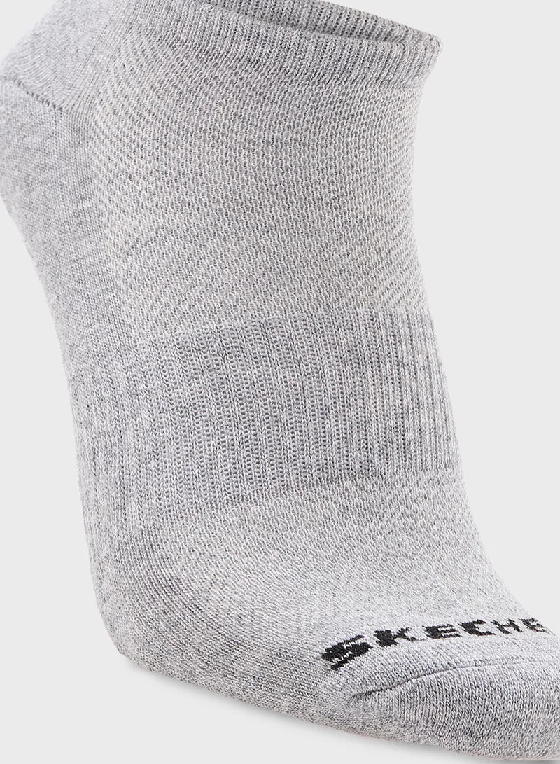 SKECHERS 3 Pack No Show Socks