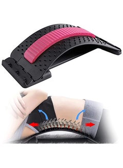 Back Stretcher - 3 Heights Adjustable Back Stretcher For Pain Relief, Lower Back Stretcher With Massaging Points u0026 Cushion Foam, Spine Deck For Office Chair, Car, Travel(Pink) - pzsku/Z13ECF9532A3925BD5A10Z/45/_/1740775189/40ba2a4c-b142-4fa0-932c-030a56b9b9c1