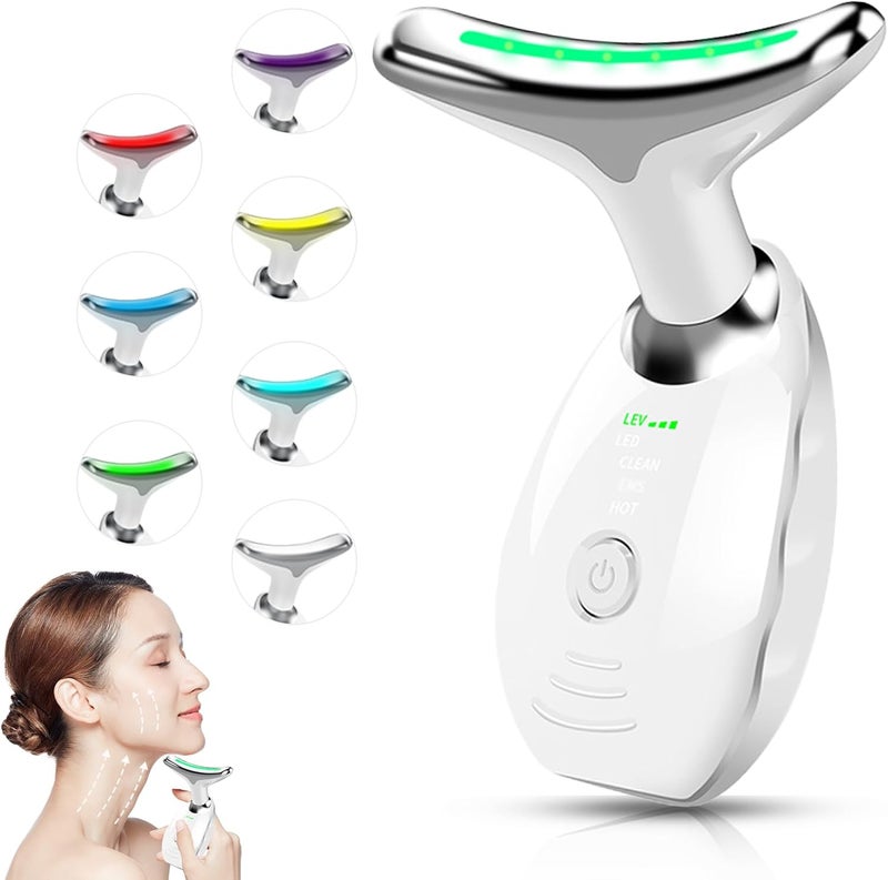 Bestechy 7 Color LED Facial Beauty Device for Skin Care and Massaging - Image 1