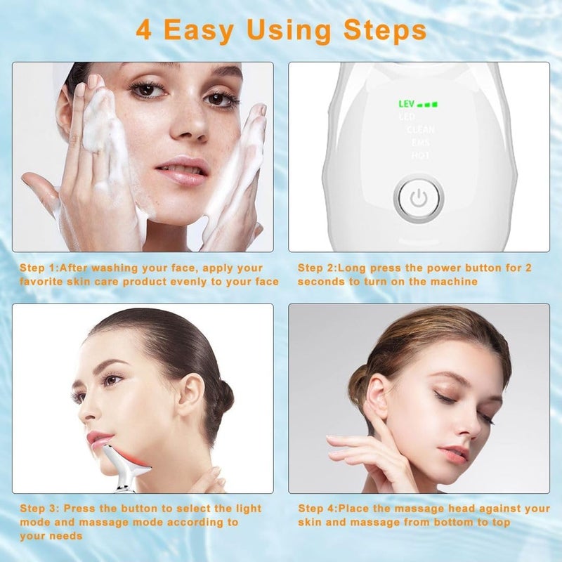 Bestechy 7 Color LED Facial Beauty Device for Skin Care and Massaging - Image 5