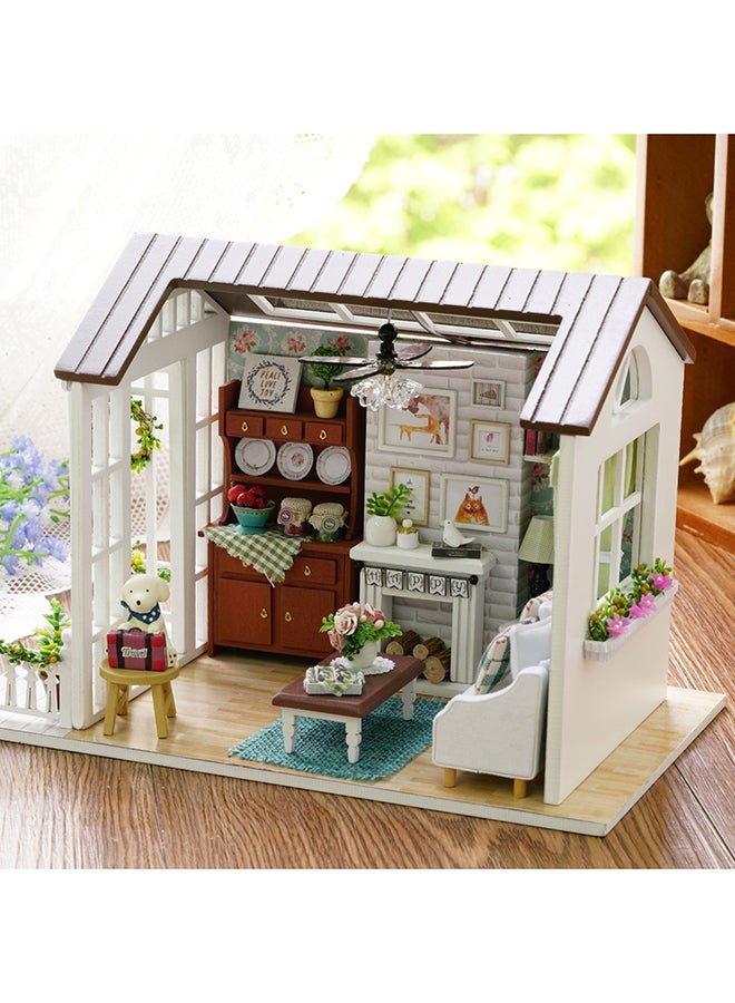 بيت خشبي 3D للألعاب يمكنك تركيبه بنفسك3D DIY اللعب البيت الخشبي اليدوية بناء نموذج البيت - Image 2