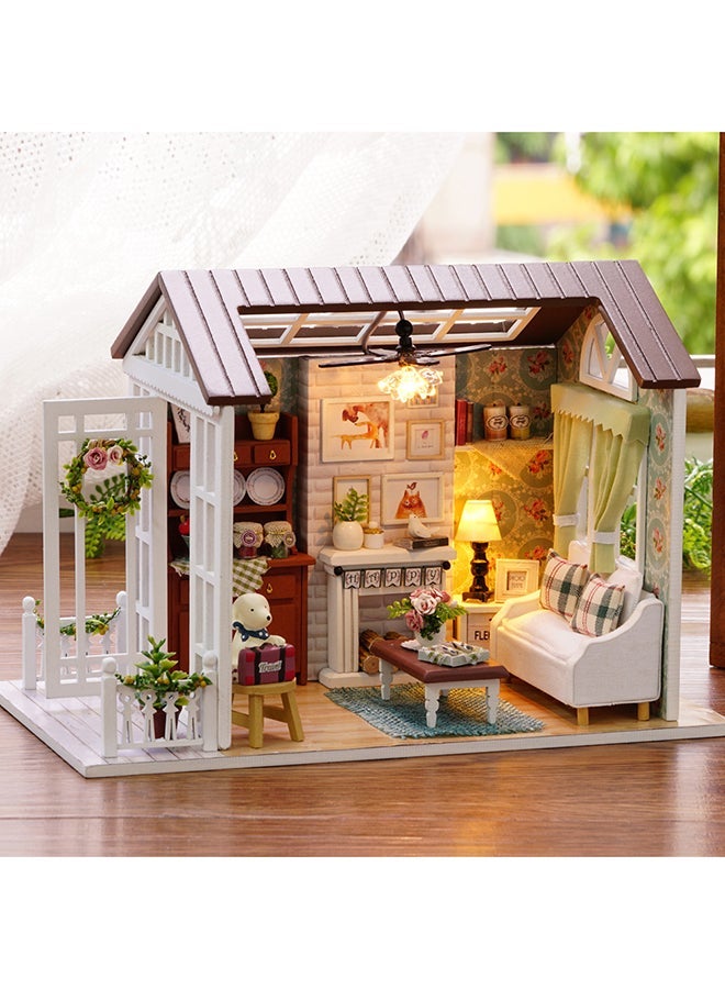 بيت خشبي 3D للألعاب يمكنك تركيبه بنفسك3D DIY اللعب البيت الخشبي اليدوية بناء نموذج البيت - Image 4