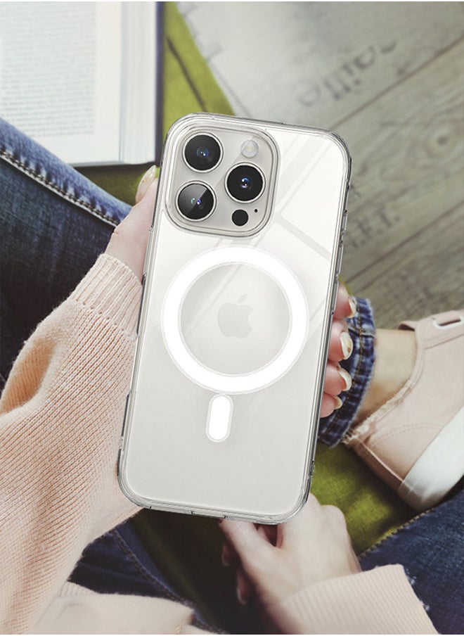 CATANES - (for iPhone 16 Pro) TPU Case,Compatible with MagSafe,Resists Yellowing and Scratches, Clear Phone Case - Image 1
