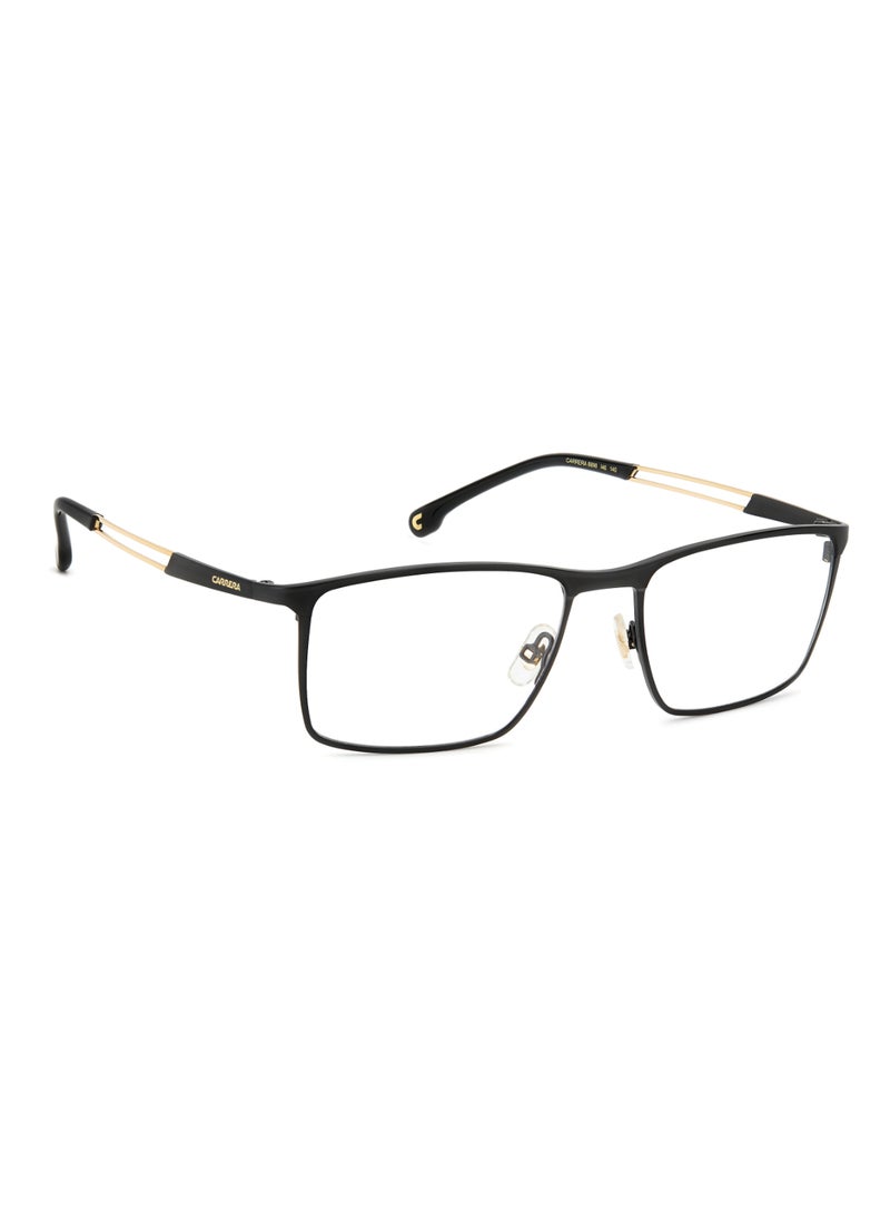 Carrera Men's  Rectangular Shape Stainless Steel Sunglasses Carrera 8898  38 - Lens Size: 38.1 Mm - Mt Bk Gd  - Image 2