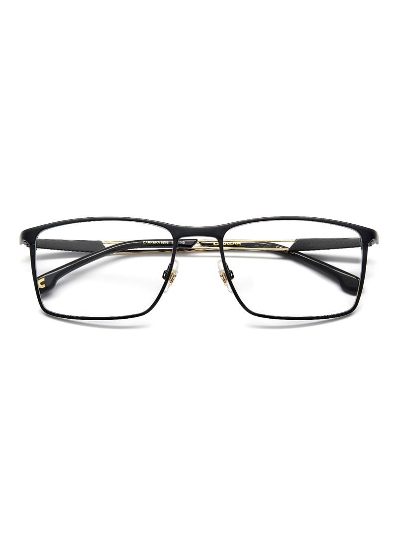 Carrera Men's  Rectangular Shape Stainless Steel Sunglasses Carrera 8898  38 - Lens Size: 38.1 Mm - Mt Bk Gd  - Image 4