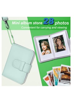 SYOSI Instant Camera Case Compatible with Instax Mini 12, PU Leather Bag with Pocket, Adjustable Shoulder Strap  (Pure Green)  - Image 5