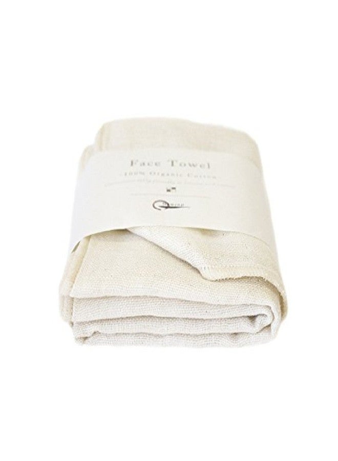 Nawrap 100% Organic Cotton, Face Towel, Ivory - Image 2