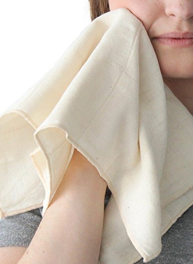 Nawrap 100% Organic Cotton, Face Towel, Ivory - Image 3