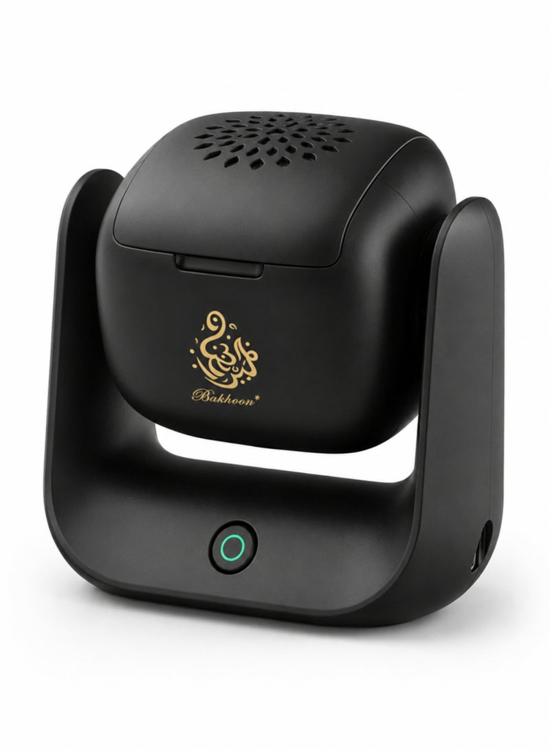 Bukhoon Electric Bakhoor Burner USB Rechargeable 1600mAh 700°C Rotatable Oud Incense Burner for Car Home Office - Image 1