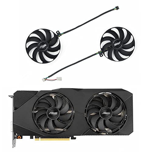 Rakstore FDC10H12S9-C PLD09210S12H Graphics Card Cooling Fan Replacement for ASUS RTX 2060 Super RTX 2070 2070 Super RTX 2080 2080 Super Dual EVO Cooler Fan - Image 3