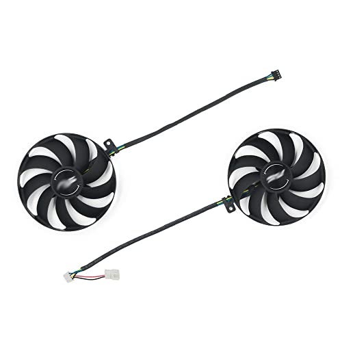 Rakstore FDC10H12S9-C PLD09210S12H Graphics Card Cooling Fan Replacement for ASUS RTX 2060 Super RTX 2070 2070 Super RTX 2080 2080 Super Dual EVO Cooler Fan - Image 1
