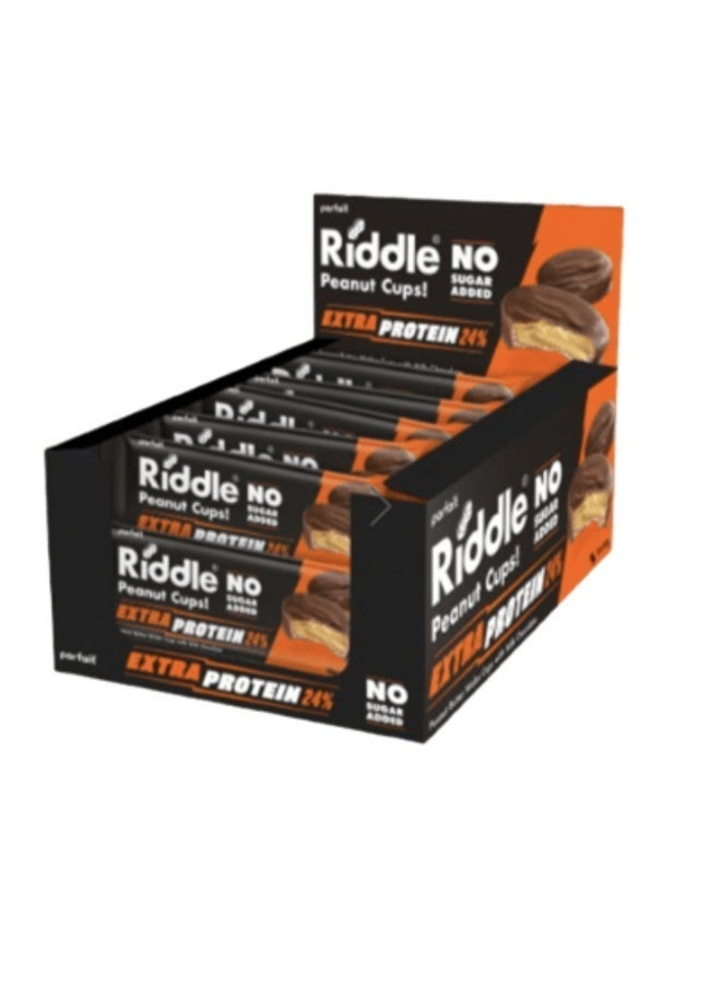dovember Packet Riddle Peanut Butter Cups  High protein (12g) – Suitable for dieters., Sugar Free Pack 15 x 50 g - Image 1