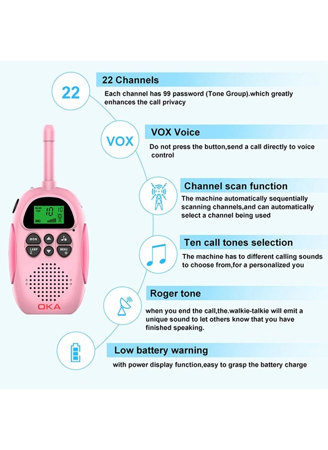OKA - OKA 2 small portable transmitter and receiver for children and adults suitable for camping and games - Image 1