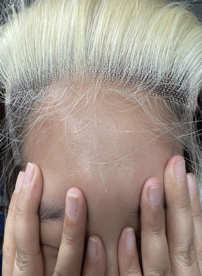 BEEOS 6x6 Skinlike Real HD Lace Closure Only, 613 Blonde 0.10mm Ultra-thin Melted Lace Pre Plucked Hairline Invisible Lace Closure Piece Silky Straight 18 Inch - Image 2