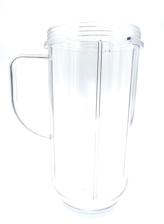 Blendin Replacement Cup with Flip Top To Go Lid - Blender Jar Accessories Compatible with Magic Bullet Blender MB-1001, MB-1001B, MBR-1101, MBR-1701, MBR-1702, MBR-0301 - 22oz Mugs (2 Pack) - Image 5