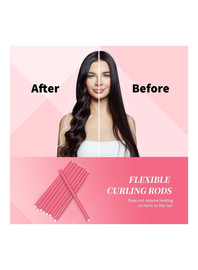 NIBEMINENT 10-Pieces Flexible Hair Rollers Multicolour - Image 4