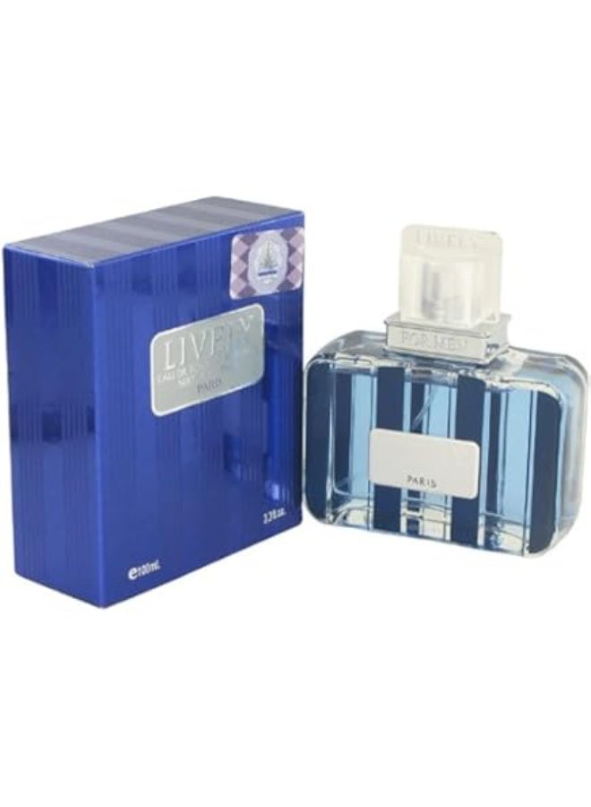 Lively Paris Eau de Toilette for Men, 175ml