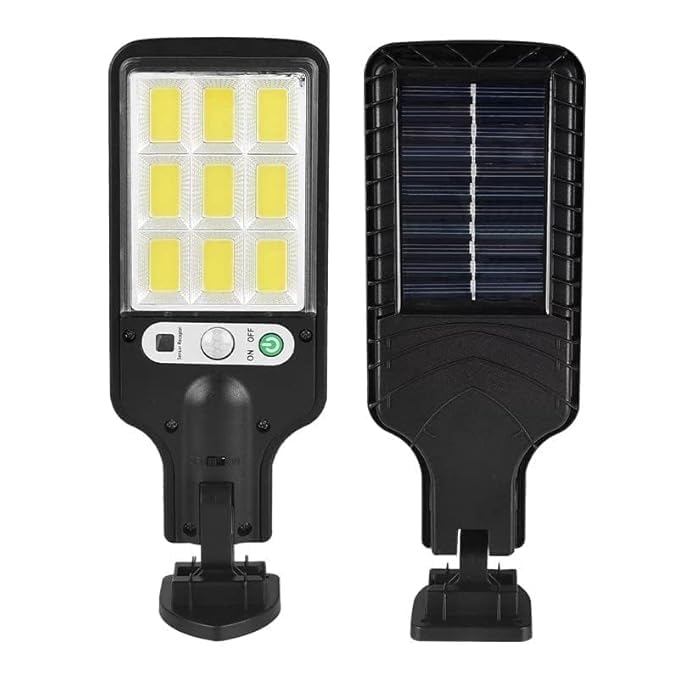 Brikipth Brikipth Dawn Security Lights High Lumen Solar Powered Waterproof for Parking Lot Wall Garage Lamp and IP65 ProtectionSolar LED Lamp with Remote Control for Parking Lot Yard Path and Garage - Image 1
