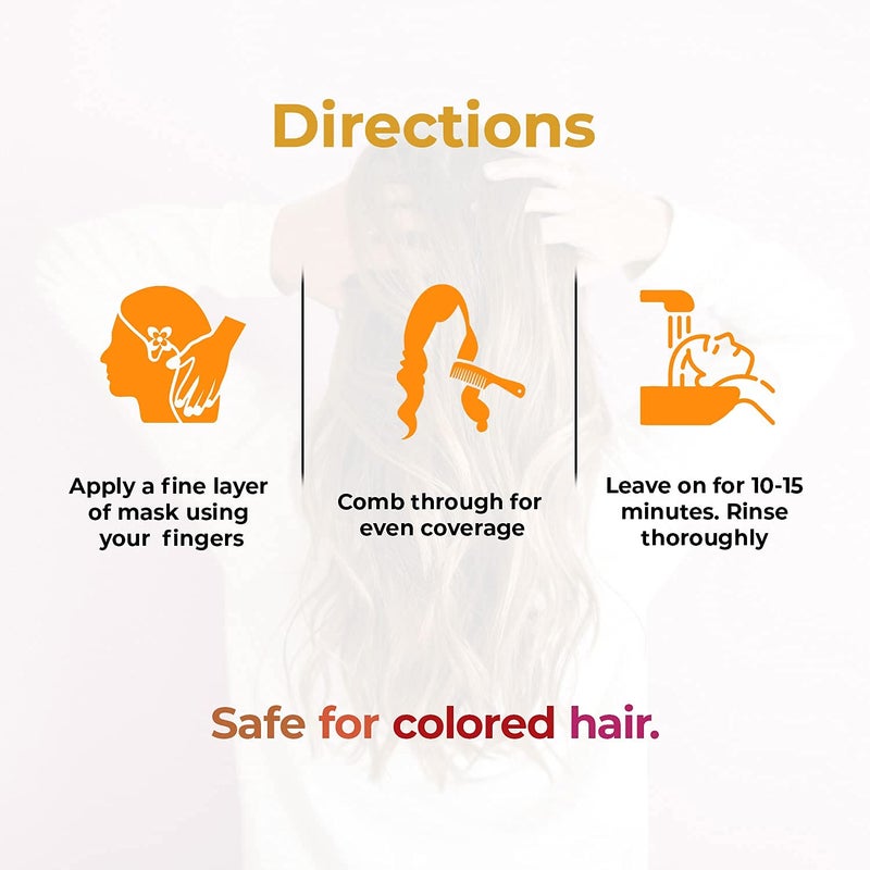 Ayurved Master Professional Styling Rhassoul Red Clay Hair Mask For Dry and Frizzy Hair Controls Hairfall Smoothens And Prevents Itchy Scalp  200GM - Image 5