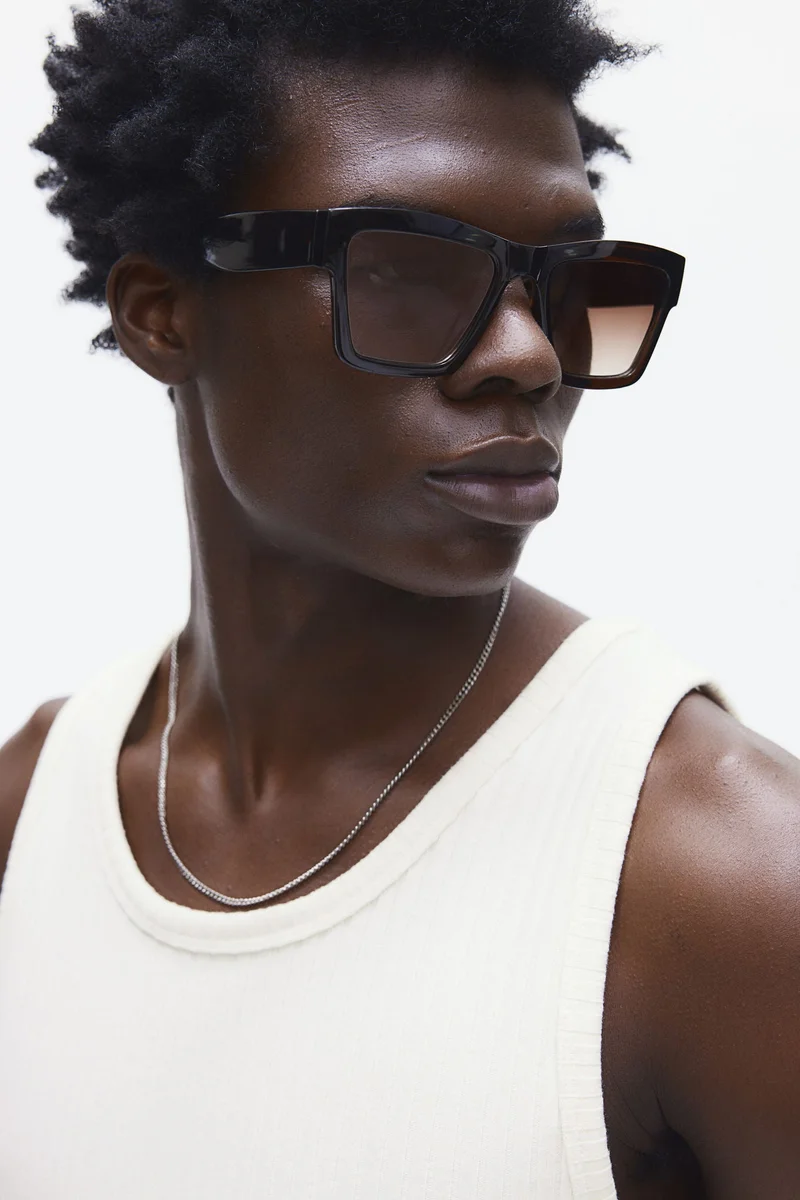 H&M Slim Fit Wide-Ribbed Vest Top