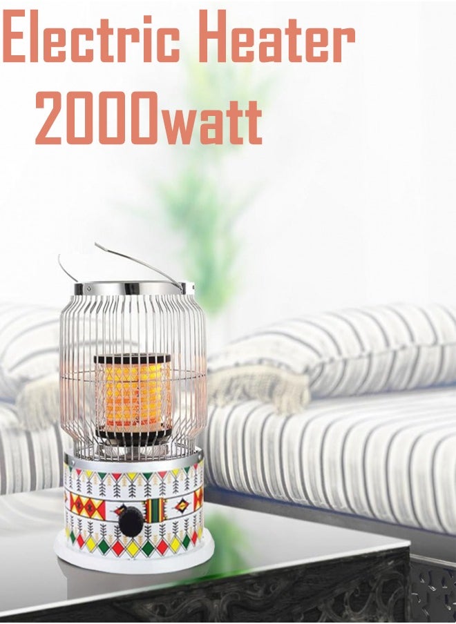 TOSCANA U 2000W Electric Heater for Home and Garden 360 Degree Heater  - Image 3