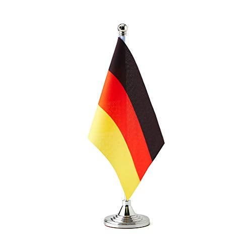 mflagperft Germany Flag German Flags, Small Mini German Desk Flag, Used for Table Office Classroom Home Patriotic Events Decorations - Image 1