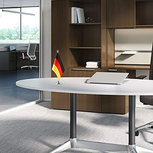 mflagperft Germany Flag German Flags, Small Mini German Desk Flag, Used for Table Office Classroom Home Patriotic Events Decorations - Image 3