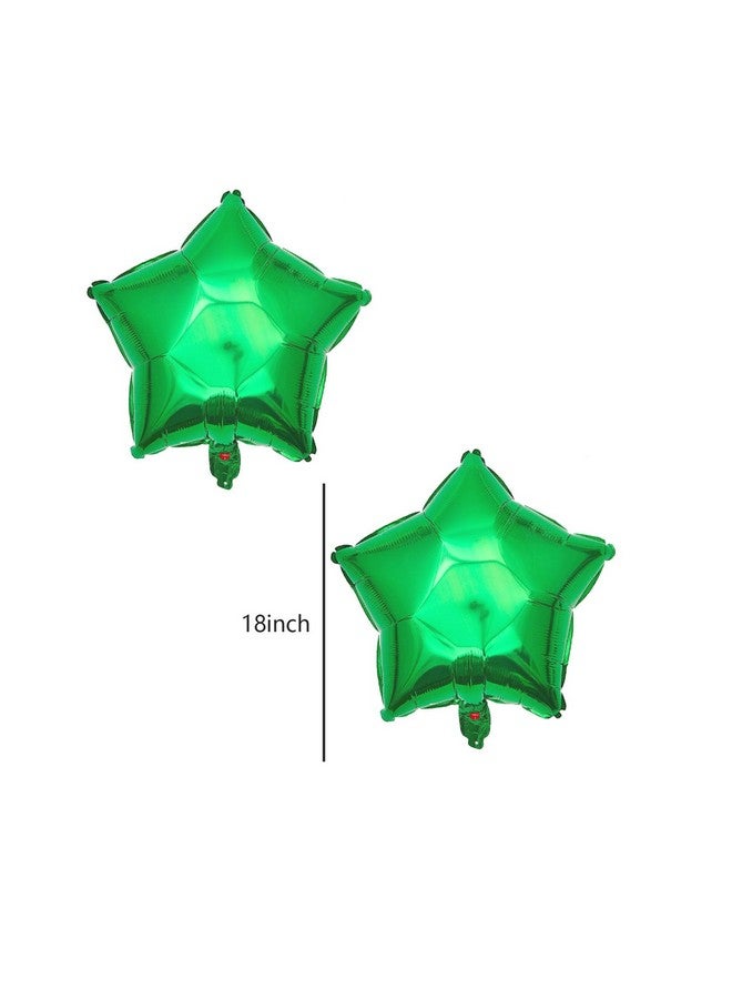 DYT 8PCS Watermelon Foil Balloons, Summer Party & Baby Shower Decorations, Red & Green 18 Inch Star Balloons, Reusable & Floatable, Ideal for Unisex Children - Image 4