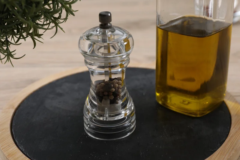 Simply Kitchen Kasanova-Salt And Pepper Mill Acrylic 10 Cm Transparent