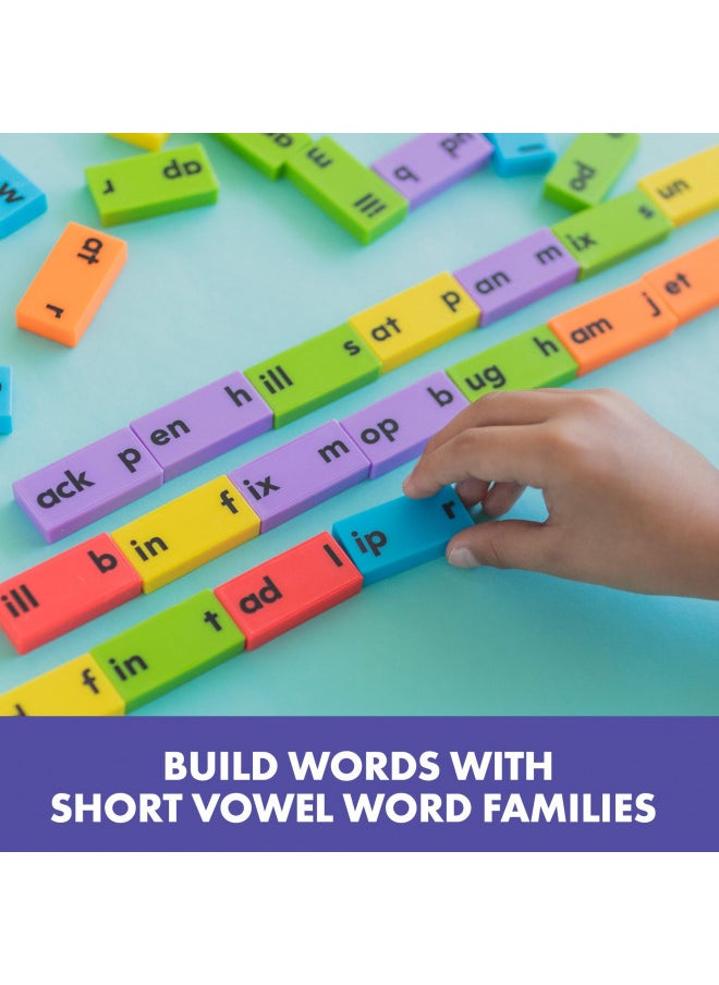 Educational Insights Phonics Dominoes Short Vowels - Manipulative for Classroom & Home, Set of 84 Dominoes in 6 Colors, Ages 6+ - pzsku/Z13EE6C3DE5AAFA1C9D1EZ/45/_/1732281875/063b402e-ea40-4350-9ace-512a69b19532