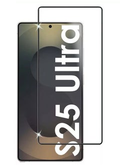 Generic Lito Tempered Glass Screen Protector Full Glue Edge to Edge 9H Hardness Anti Fingerprint Scratch Resistance Glass (Fingerprint work) For Samsung Galaxy S25 Ultra  - Image 1