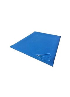 ALTS ELECTRONIC Sky ESD Antistatic Blue PVC Mat 3 Layered 2 MM Thick with ESD Wrist band Grounding Cord INCH Size 14x14  - Image 4