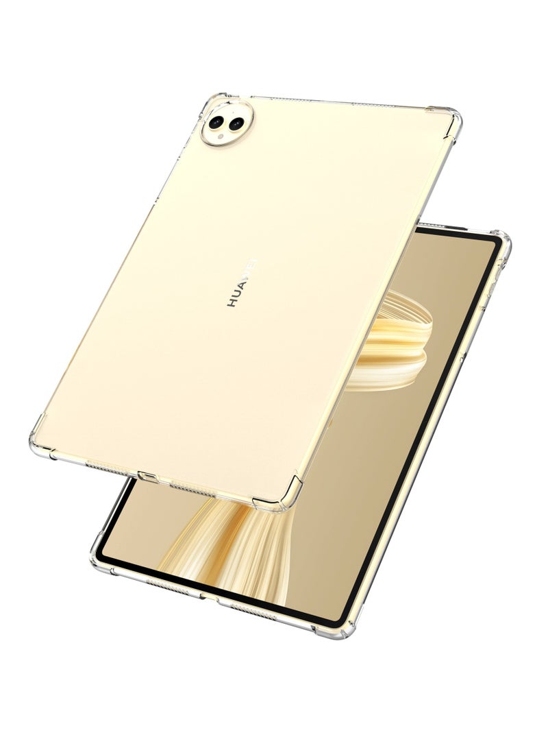 عام غطاء حماية لـ Huawei MatePad Pro بحجم 12.2 بوصة (2024)، غطاء حماية بحماية "حزام هوائي" رقيق مضاد للصدمات، غطاء ناعم TPU شفاف. - Image 2