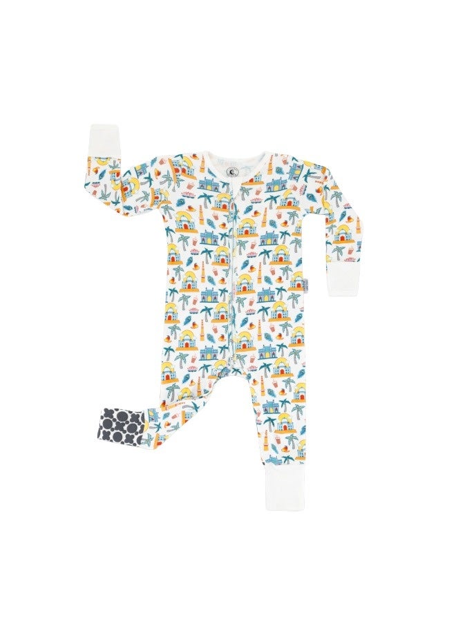 Lullaby Bloom Premium 100% Certified Organic Cotton Baby Essential Infant Sleepsuit Romper for Baby Girls and Boys Unisex India - 6-9 Months