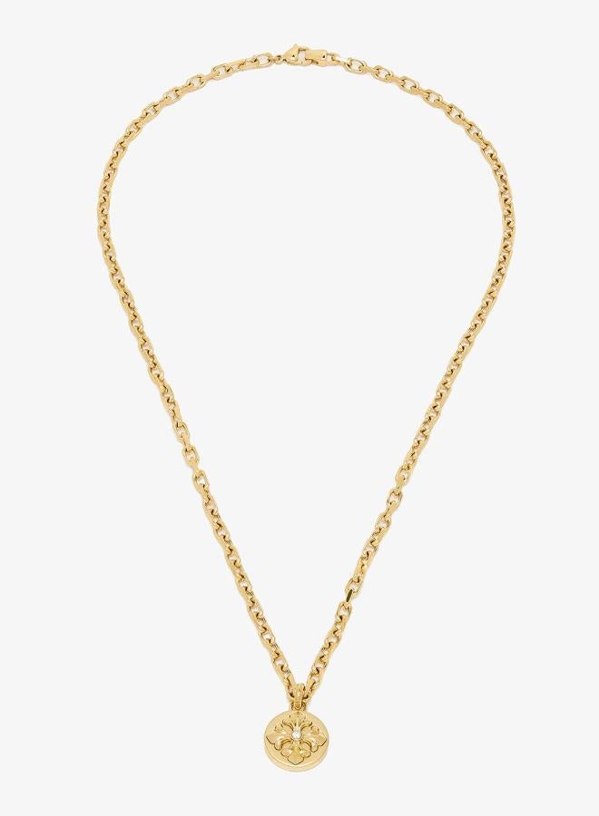 GUESS 26 Inch Savage Coin Charm Necklace - Image 1